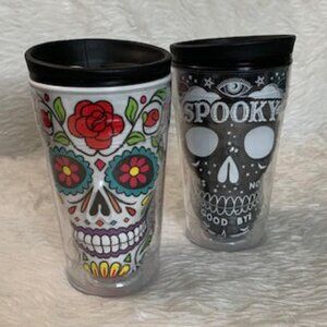 Pair of Skull Tumblers